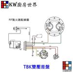 【KW廚房世界】《TBK雙壓差盤》 熱水器零件, , large