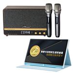 【J-POWER】SINGPAD 15.6吋美華終身版+5252.1實木重砲 卡拉OK 便攜式 無線麥克風 戶外露營, , large