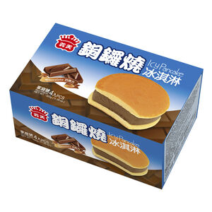 義美銅鑼燒冰淇淋巧克力-80gx4