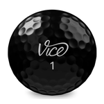 VICE PRO PLUS 高爾夫球 12入/盒 四層球 黑色, , large