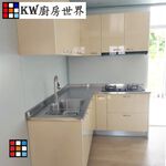 【KW廚房世界】系統廚具 廚房設計 L型廚具  客製化 廚櫃  鵝黃色 流理台工廠直營, , large