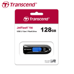 【Transcend】創見 JetFlash 790 USB 3.1 128GB 黑色 高速隨身碟 保固公司貨, , large