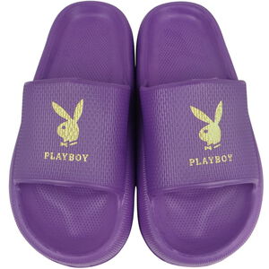 PLAYBOY厚底防滑拖鞋-紫色24