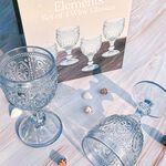 【Lesser&Pavey】彩色高腳杯/浮雕紅酒杯/雕花紅酒杯/紅酒杯/酒杯/香檳杯/玻璃杯/對杯/派對杯/酒杯組, , large