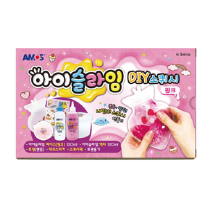 【AMOS 阿摩司】韓國原裝 史萊姆 造型 捏捏球 草莓莓粉 / 組 IS120P2-PK