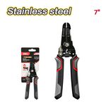 【得力工具 deli tools】 專業 精密 剪線 剝線鉗 0.6~2.6mm 剝皮鉗 拔線鉗-一般用, , large