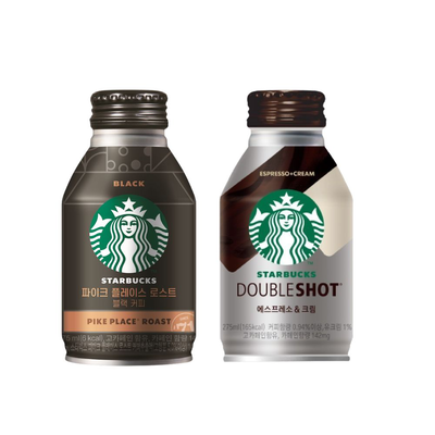 【德記洋行旗艦館】STARBUCKS星巴克派克市場黑咖啡/特濃咖啡拿鐵x24罐(275ml/罐)