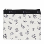 Lesportsac Classic Hobo 經典斜背包 側背包 旅用通勤包 送禮 禮物 推薦 女包(素描花卉), , large