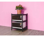 【Y HOUSE】45x45x210cm perforated plate five-layer rack perforated plate rack iron rack - black paint, , large