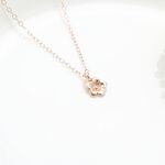 【Angel & Me】梅花 s925 純銀 厚鍍 18k 玫瑰金項鍊 情人節 禮物, , large