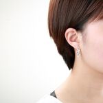 【Angel & Me】Sakura Cherry Bloom s925 sterling silver earrings Christmas gift, , large