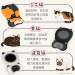 aibo 貓咪造型 人體工學貼合設計 舒壓護腕滑鼠墊, , large