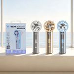 【山水之寶】MYCELL 極速冰風 渦輪製冷 USB充電手持風扇（附掛繩）可上飛機 台灣製造 原廠公司貨, , large