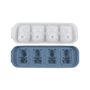 [Korean SiliPot] Platinum Silicone cat and bear Cub Ice Maker. Specifications: cat and bear Cub (Ice Blocks, Ice Cubes)