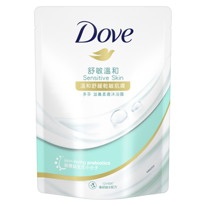 多芬滋養柔膚沐浴露舒敏溫和補充包