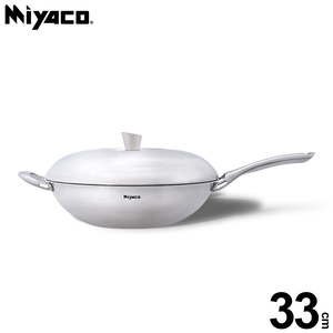 Miyaco 米雅可 Ringo316不銹鋼七層複合金炒鍋IH 33cm-Leidea樂德兒