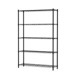 KIWISH 120X35 Multi-Size Storage Rack Heavy Duty Metal Shelving Unit, Made in Taiwan, Free Shipping, , large