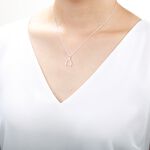 【Angel & Me】Lucky Wishbone s925 sterling silver necklace birthday gift, , large