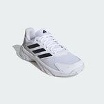 Adidas Courtjam Control 3 M 男 網球鞋 運動 訓練 緩震 抗扭 穩定 白黑 [IF7888], , large