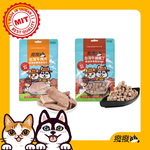 【撥撥】【牛肉片＋牛補鐵丁組】台灣牛肉片凍乾25g/包+台灣牛補鐵丁凍乾25g/包-貓狗適用原肉凍乾, , large