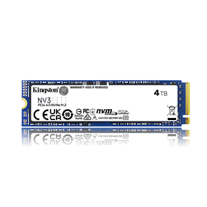 【Kingston】金士頓 4TB NV3 PCIe 4.0 NVMe SSD 固態硬碟 代理商公司貨