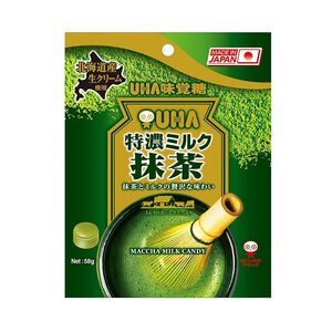 UHA味覺糖-特濃牛奶糖-抹茶味-58g