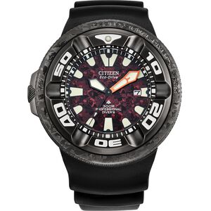 CITIZEN 星辰 紅蓮哥吉拉 哥斯拉 限量聯名錶 PROMASTER 光動能潛水手錶 BJ8059-03Z