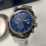 [星晴錶業]MASERATI手錶,46mm,R8853112505寶藍色錶面寶藍錶殼銀色精鋼錶帶款, , large
