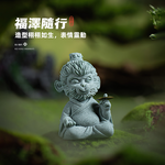 【上手家居】招財玉龍風水擺件 龍騰納財(招財擺飾/招財擺件/馬上有錢/開運/青砂石擺件), , large