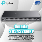 TP-LINK 昌運監視器 SG5452XMPP Omada 48埠 Gigabit 可堆疊 Lite L3 管理型 PoE++ 交換器 (含4個10G插槽), , large