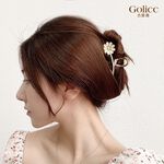 【Gulicc 】古莉可 髮夾 貓眼石氣質花朵髮夾, , large