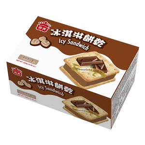 義美巧克力冰淇淋餅乾(家庭號)