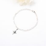 【Angel & Me】North Star Polaris s925 sterling silver bracelet model birthday gift, , large