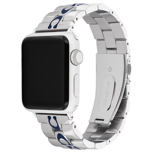 COACH Apple Watch 錶帶 38/40/41mm適用 品牌C字 不鏽鋼錶帶(不含手錶)