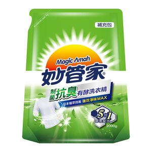 妙管家有酵洗衣精補充包-制菌抗臭