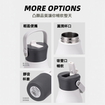 【H&R安室家】SITARAYURI 304不鏽鋼吸管保溫瓶700ml(H07), , large