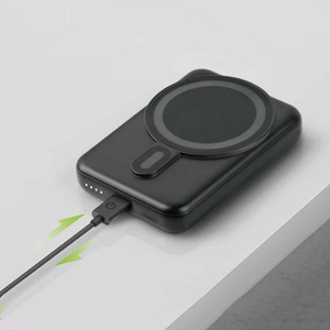 【山水之寶】ENERGEA 新加坡 MagPac Mini 10000mAh 磁吸無線快充帶支架行動電源 黑色