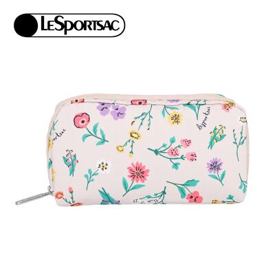 Lesportsac Rectangular Cosmetic 長形化妝包/ 輕舞野花