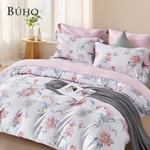 BUHO 60支100%TENCEL純天絲全鋪棉兩用被冬包組-雙人加大-(多款任選), 玫莉亞, large