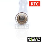 《tevc》預購 T102 KTC 日本製  雙搖頭 菸斗 萬用 萬向 套筒扳手 10mm 12mm 14mm 12角, , large