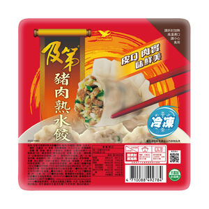 及第冷凍豬肉熟水餃