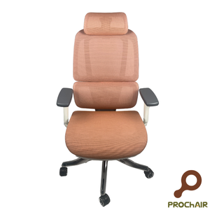 Orange ergonomic chair