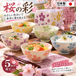【HIYASU日安工坊】日安工坊櫻之彩5入碗組, , large