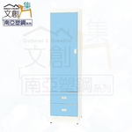 【文創集】賽波 環保1.6尺南亞塑鋼開門二抽高衣櫃/收納櫃(客約商品), , large