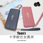 【Teen&rsquo;s】Cross pattern long clip, , large