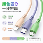 [翊承國際]【免運 + 贈品】5A 3色3合1液態軟膠快充線, , large
