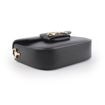 GUCCI Horsebit 1955 迷你皮革馬鞍包/黑色, , large