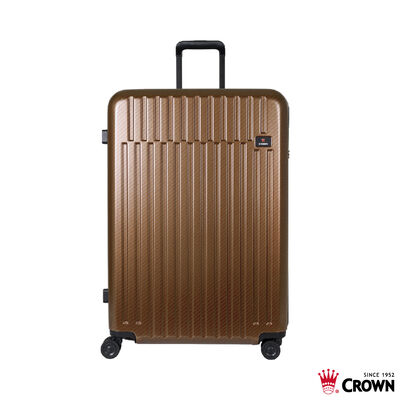 【CROWN 皇冠】C-F1785 29吋霧面拉鍊箱-沙漠黃