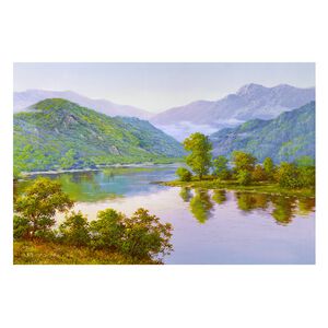 【御畫房】山青水秀 國家一級畫師手繪油畫60&times;90cm(VF-80)