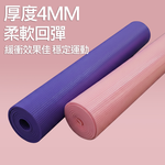 【X-BIKE台灣製造】PVC 4MM厚 173&times;61CM 素色瑜珈墊/防滑墊/地墊  SGS無毒合格檢驗通MR2/, , large